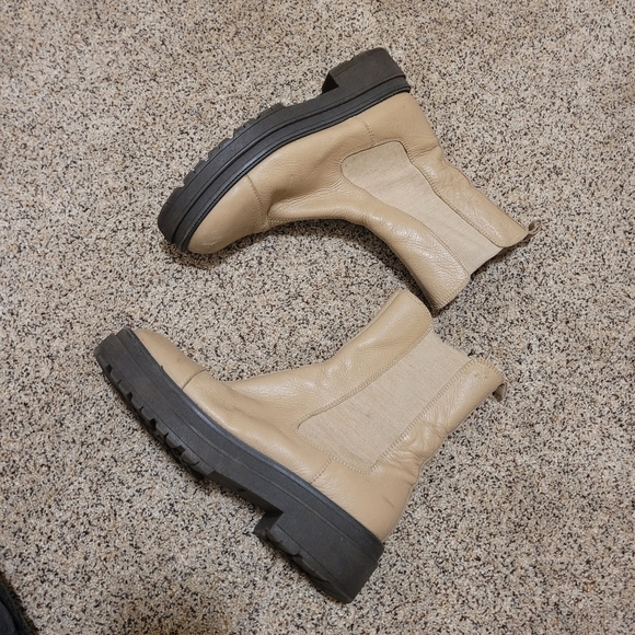 Sam Edelman Wellington Seasame Lug Boot Size 9 - Picture 2 of 6